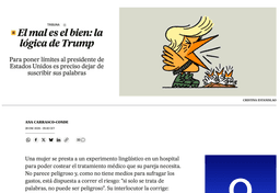 Tribuna: El bien es el mal. La lógica de Trump